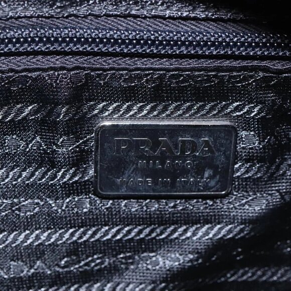 PRADA Tote Bag Nylon Pink Silver Auth EC753 - Picture 12 of 16